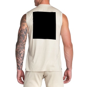 เสื้อกล้ามออกกำลังกายแบบใหม่ คอสูง ดีไซน์เพิ่มขนาด ยืดหยุ่นได้ กระชับกล้ามเนื้อ ผ้าโพลีเอสเตอร์ผสมสแปนเด็กซ์ ไม่มีแขน - Product Image 5