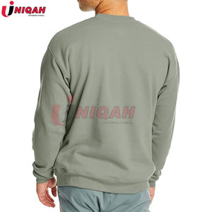 เสื้อสเวตเชิ้ตคอกลมปักลายแบบกำหนดเองสำหรับผู้ชาย ผ้าฟลีซผสมฝ้าย ระบายอากาศได้ดี ให้ความอบอุ่นสบายในฤดูหนาว ปรับแต่งได้ - Product Image 4