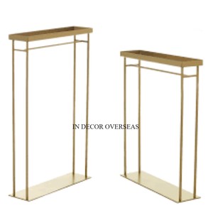 Alambre de Metal de la mejor calidad, chapado en oro, diseñador elegante único, decoración de boda, accesorios de soporte Harlow al precio más bajo - Product Image 6
