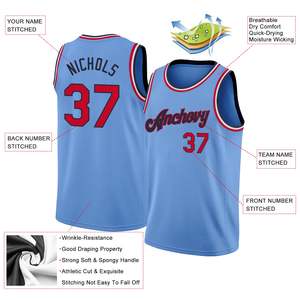 Nouveau maillot de basket-ball sur mesure de haute qualité avec un matériau de haute qualité Couleurs personnalisées Taille et logo Maillot de basket-ball pour hommes - Product Image 4