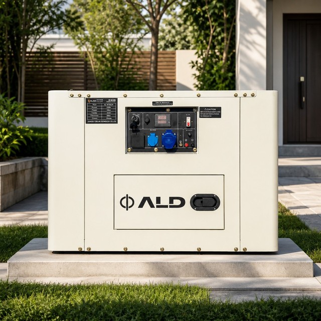 ALAD TECH 10kW 12kVA Silent Diesel Generator Water Cooled Soundproof for Home Business Backup Power Wholesale