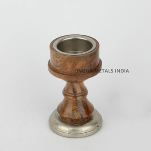 Luxury Metal & <b>Wood</b> Bakhoor Holder Arabic Incense <b>Burner</b> Stainless Steel Table Decor <b>for</b> Home Fragrance Indoor - Product Image 3