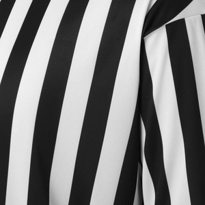 <b>Black</b> White Stripe Women's <b>Polo</b> Shirt Collared Referee Shirt Officials Jersey Halloween Costume Waitress Uniform - Product Image 3