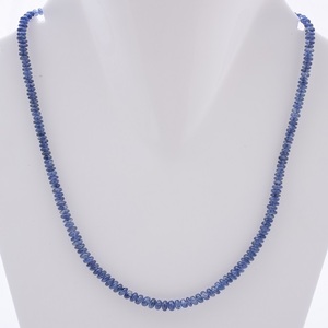 Collar con cuentas de piedras preciosas de diseño étnico tradicional con cadena de eslabones duradera para joyería hecha a mano - Product Image 1