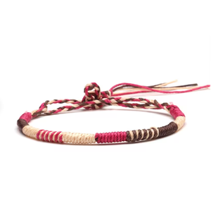 1pc Dainty Preppy Bohemian Surfer Braided Woven Coiled Wax Rope <b>Adjustable</b> <b>Bracelet</b> Best Selling Rope <b>Bracelet</b> Men, Nautical Ro - Product Image 2