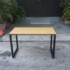รีคแบมบู BFRB002-120x60cm โต๊ะคอมพิวเตอร์ขาเหล็ก ประกอบง่าย - Product Image 6