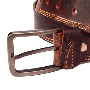 Cinturones de Cuero Genuino Hechos a Mano en Pakistán 2026, Casuales, con Hebilla de Acero, Ligeros, Ecológicos y de Alta Calidad - Product Image 4