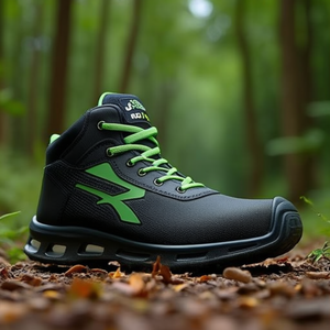 Botas de Seguridad RedLion S3S CI FO SR ESD, Talla 45 W.11, Negro/Verde - Ergonómicas y Seguras - Product Image 3