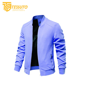 New Arrives Heavy Duty Canvas Men's Jacket Custom Simple Solid Windbreaker Jackets for Men - Product Image 2
