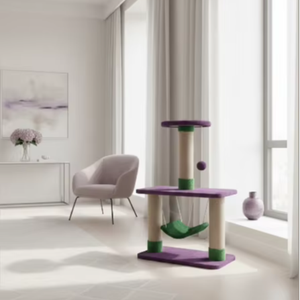 Rascador para Gatos de Alta Calidad Amistar, de Lujo, Multinivel, con Pelota Colgante y Hamaca, para Gatos de Todos los Tamaños - Product Image 4