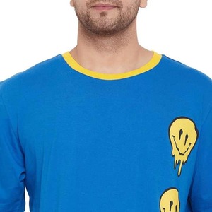 Nouvel ensemble d'été sportif personnalisé avec logo, 100 % coton, grande taille, respirant, séchage rapide, t-shirt à manches courtes et short pour homme - Product Image 6