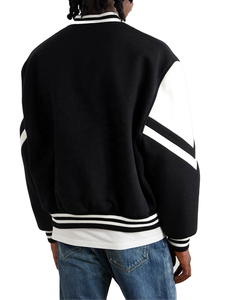 New High Quality 100% Wool Winter Stand Collar <b>Vintage</b> Style Custom Logo College Baseball Bomber <b>Varsity</b> <b>Jacket</b> for Men - Product Image 3