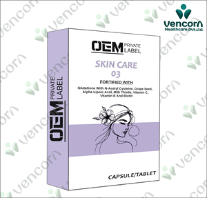 Comprimés et capsules de soins de la peau avancés 03, éclat sain de la peau, soutien et nutrition au collagène, fournisseur OEM ODM - Product Image 3