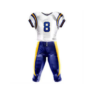 Uniformes de fútbol americano sublimados personalizados de alta calidad Nuevo diseño de moda en tamaño XL Patrón liso para conjuntos de equipos - Product Image 5