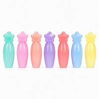 Tube de brillant à lèvres vide de 3 ml, emballage cosmétique en ABS, applicateur en forme d'étoile, couleur personnalisée, logo OEM ODM, vente en gros