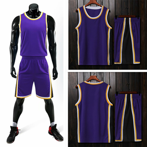 Uniforme de basket-ball en tissu 100% Polyester pour homme, vente d'usine en gros - Product Image 4