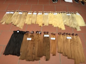 Extensiones de cabello humano de grado Remy vietnamita virgen natural 100% al por mayor extremos doblemente dibujados a granel de alta calidad todos los colores - Product Image 2