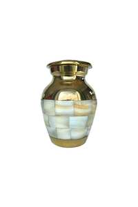 Handcrafted Urn for Human Ashes | Premium <b>Memorial</b> <b>Keepsake</b> | Premium Adult brass Urn <b>Box</b> - Product Image 3