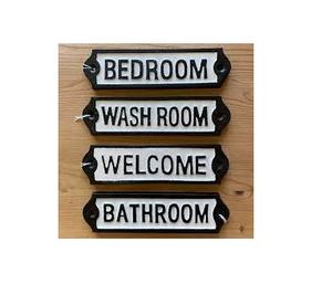 Meilleure qualité Plaque Adresse Signe Aluminium Fabricant Personnalisé Divers Style Décoratif Extérieur Personnalisé Bienvenue plaque de porte - Product Image 3