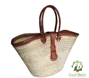 Bolsa de paja, cesta de paja, bolsa de playa Natural, hecha a mano, marroquí - Product Image 1