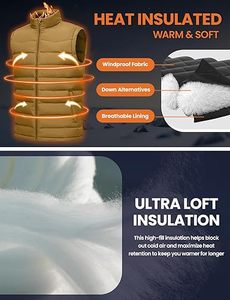 Chaleco Acolchado de 220g para Hombre, Venta Directa de Fábrica, Superventas, Ropa Exterior Casual de Invierno, Alta Calidad, Transpirable, Personalizable, con Cierre y Cuello en V - Product Image 3