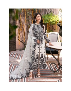 Traje de trabajo a mano de piedra bordado de gasa indio paquistaní, vestido Formal de fiesta de boda, vestido de Venta caliente - Product Image 1