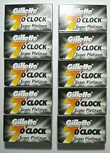 Cuchillas de afeitar Gillette 7 O'Clock Premium de doble filo para hombres, diseñadas para un afeitado ultra suave y preciso. - Product Image 4