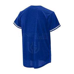 Nueva llegada Ropa deportiva Nombre personalizado Impreso 100% Tela de poliéster Mejor precio Jersey de béisbol - Product Image 3