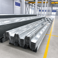 Plancher en acier profilé ouvert YX51 250 750 pour la construction en Asie du Sud-Est, plancher métallique galvanisé haute résistance