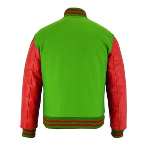Chaqueta Varsity 2025 OEM 100% Original, 100% Lana, Cuello Alto, Detalles en las Mangas Rojas, Chaqueta de Moda para Hombre con Calefacción para Invierno, Venta al Por Mayor - Product Image 2