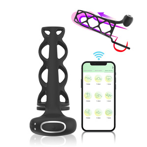 Anneau pénien intelligent avec télécommande via application, vibrations retardées et fonction de verrouillage pour couples - Product Image 2