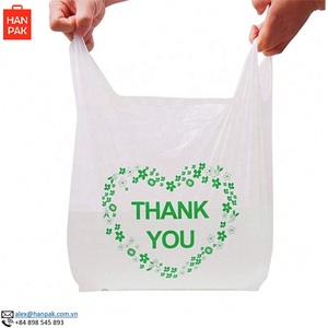 Bolsas de comestibles para camisetas ecológicas con el precio directo de fábrica provienen de necesidades personalizadas OEM de Vietnam - Product Image 6