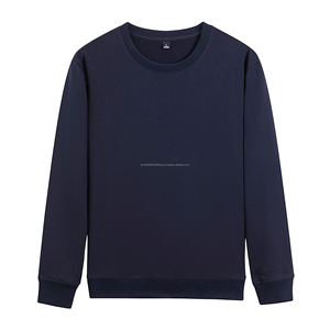 100% algodón hombres cuello redondo sudadera 3D en relieve sin sudaderas - Product Image 6