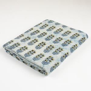 Nouveau tissu Dabu fait main 100% coton, imprimé floral, respirant, pour robes femme, tissu d'été - Product Image 1