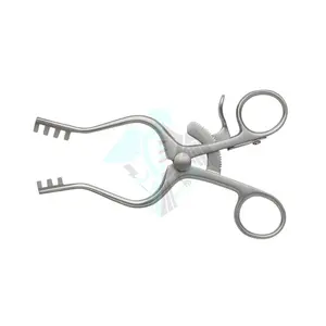 Atacado Fornecedor Pissco Para Weilander Auto Retenção Retractor 3x4 Dentes Blunt Abdominal Cirurgia Interna Retractor