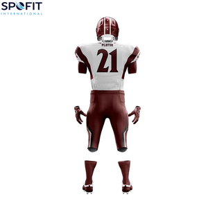 2026 American Football Jersey 100% Polyester Professional Uniform Custom Sublimated Heat Transfer Printed Custom American Set - Product Image 3