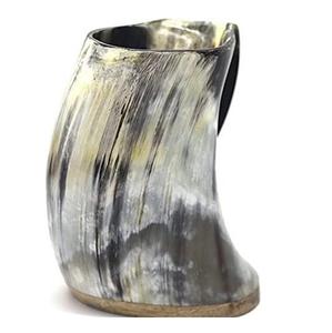 Indian Exporter Handcrafted Ox Horn Tankard Unique Rustic Mug for Beer Lovers and Collectors Available for Export Price - Product Image 3