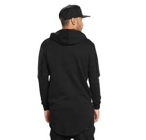 เสื้อมีฮู้ดตัวยาวแบบมีสไตล์ฮิปฮอปโชว์ไหล่ทรงยาวมีสไตล์ - Product Image 3