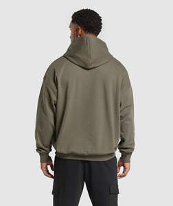 Sweat-shirt à capuche en coton de haute qualité avec logo personnalisé Sweat-shirt à capuche d'hiver surdimensionné en polaire lourde de qualité supérieure 220gsm avec poche pour hommes - Product Image 4