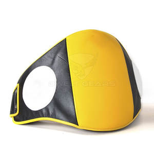 Protection de Poitrine et de Ventre de Haute Qualité en Cuir PU Personnalisé, Durable et Respirant pour MMA, Boxe, Kickboxing, Muay Thai - Product Image 3