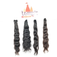 Extensiones de Cabello Remy Indio 100% Virgen, Ondulado Profundo, Sin Color, Doble Trama a Máquina, Encaje Completo, Fácil de Aplicar