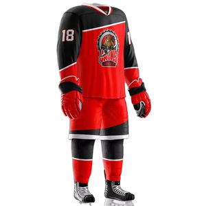 Uniformes de Hockey sobre Hielo de Último Diseño y Alta Calidad en Venta, Nuevo Modelo Personalizado de Ropa Deportiva de Equipo, Uniformes de Hockey sobre Hielo para Hombre - Product Image 2