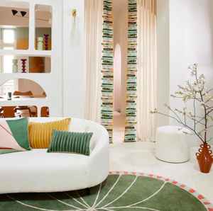 Tapis moderne en coton tufté à la main très vendu pour le salon - Product Image 2