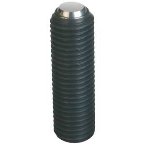 Vis à billes K0382 M10x1 sans tête, en acier, avec plongeur fileté noir pour composant de roulement à billes - Product Image 6