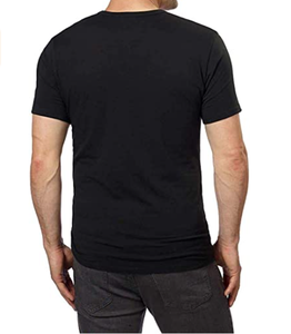 Camiseta de algodón con cuello en V, compra a granel - Product Image 2