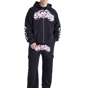 Chándal DTG de alta calidad con cuello redondo, talla grande, chándal DTG informal para adultos - Product Image 1