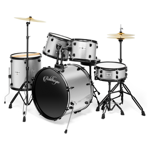 LISTO PARA ENVIAR: Kit de Batería Profesional Completo de 5 Piezas para Adultos con Parches Remo Originales - Product Image 2