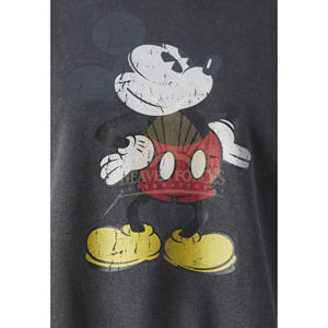 Sudadera de Cuello Redondo con Lavado Ácido, Estilo Vintage Desgastado, 100% Algodón, Felpa, Informal, Invierno, con Estampado Frontal - Product Image 5