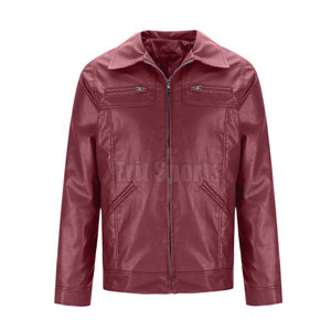 Fashion Forward Design <b>Leather</b> <b>Jacket</b> with Stand Collar Breathable & Eco-Friendly for Outdoor Adventures Casual Use <b>Men</b> Winter - Product Image 5