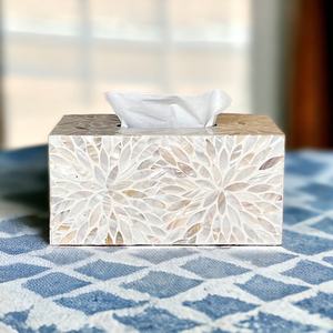 Caja de pañuelos de nogal de lujo | Soporte de papel de madera para baño y sala de estar | Estuche de almacenamiento de escritorio moderno | Organizador de decoración del hogar - Product Image 2
